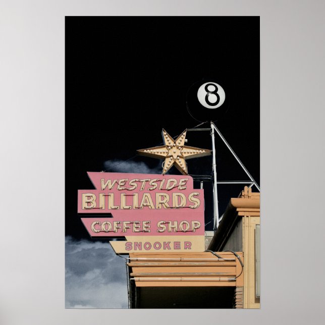 Westside Billiards Poster (Vorne)