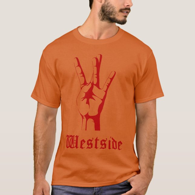 Westside roter Junge T-Shirt (Vorderseite)