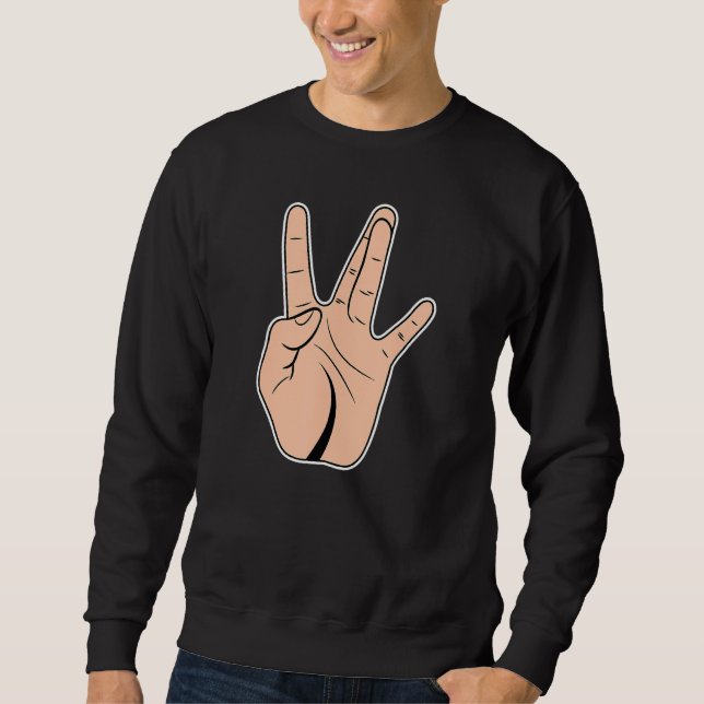 Westside Westcoast Hip-Hop Retro Fun Gift Idea for Sweatshirt (Vorderseite)