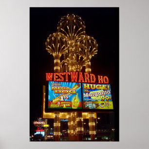 Westward Ho Las Vegas Marquee Poster Print