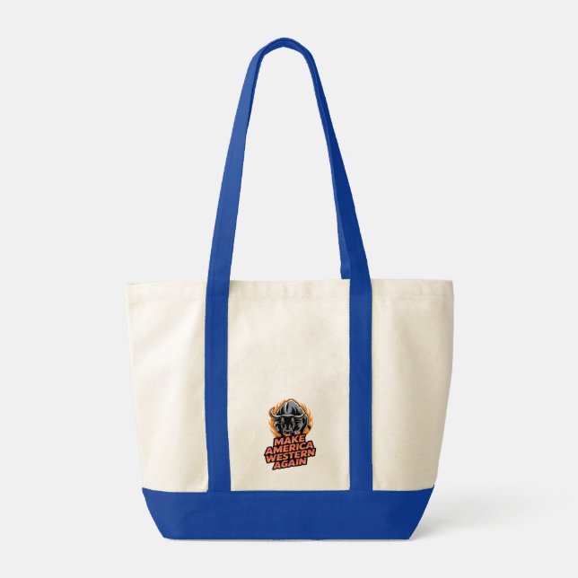 Westwärts Brüllen Tragetasche (Rückseite)