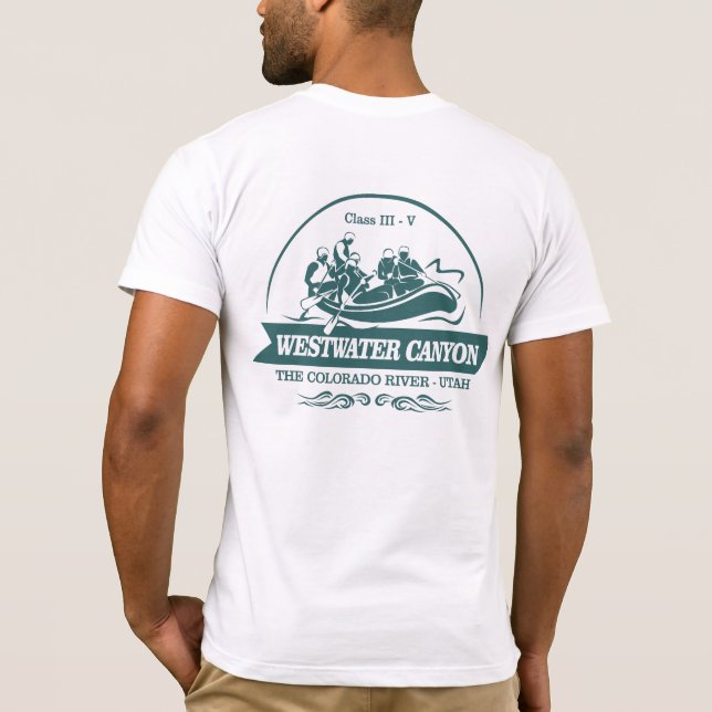 Westwater Canyon (Rafting 2) T-Shirt (Rückseite)