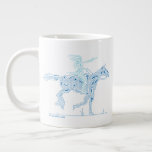 Westwelt | Dolores Reitkreislauf Grafik Jumbo-Tasse<br><div class="desc">Karo diese Schaltbild heraus,  die Dolores Abernathy auf dem Reitrennen zeigt,  mit ihrem Revolver,  der nach vorne zeigt.</div>