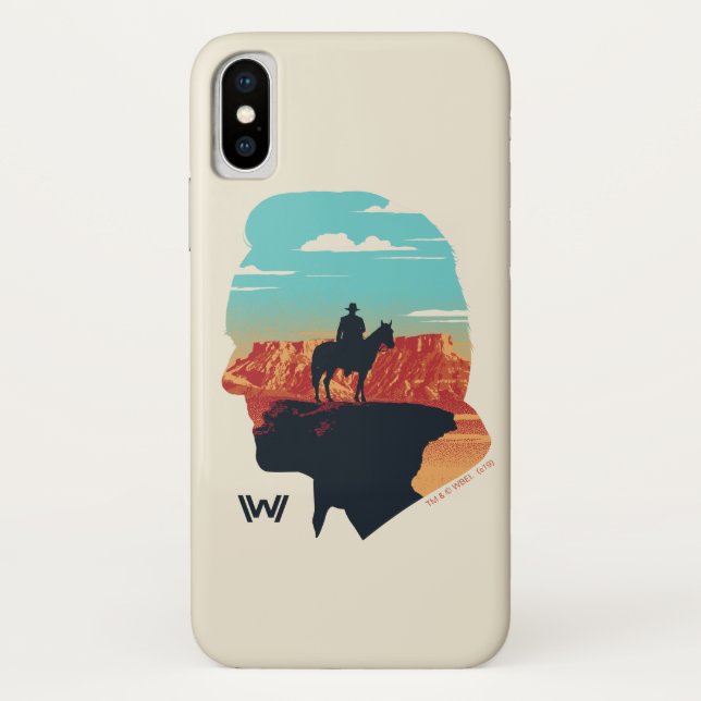 Westwelt | Dr. Ford Silhouette des Menschen in Sch Case-Mate iPhone Hülle (Rückseite)