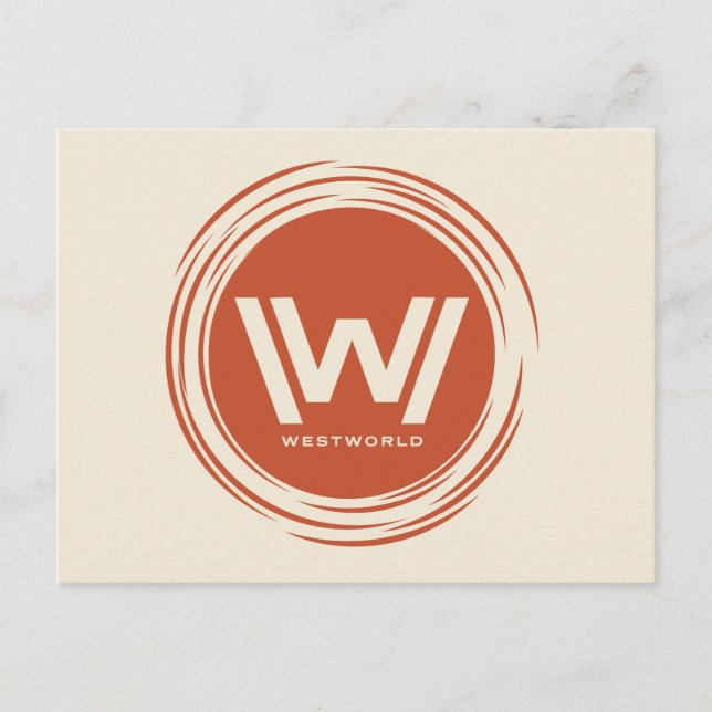 Westwelt | Stilisierte Sun-Logos Postkarte (Vorderseite)