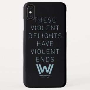 Westwelt   Typografie-Zitat "Gewaltsame Freuden" Case-Mate iPhone Hülle