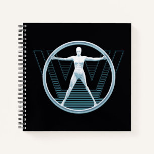 Westwelt Vitruvian Android-Logo Notizbuch