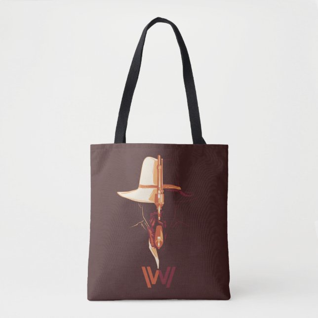 Westwelt | White Hat Black Hat Split Graphic Tasche (Vorderseite)