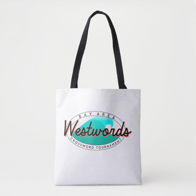 Westwords-Tasche (heller/anpassbarer Hintergrund) Tasche (Vorderseite)