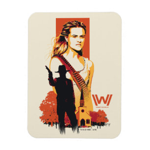Westworld Wyatt u. Mann im Schwarzen an der Magnet