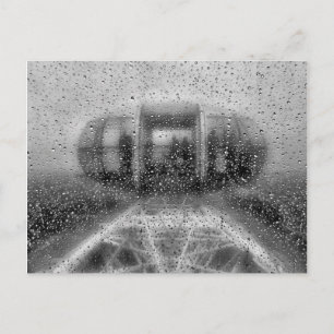 Wet London Eye Postkarte
