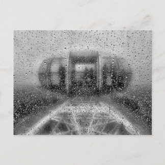 Wet London Eye Postkarte