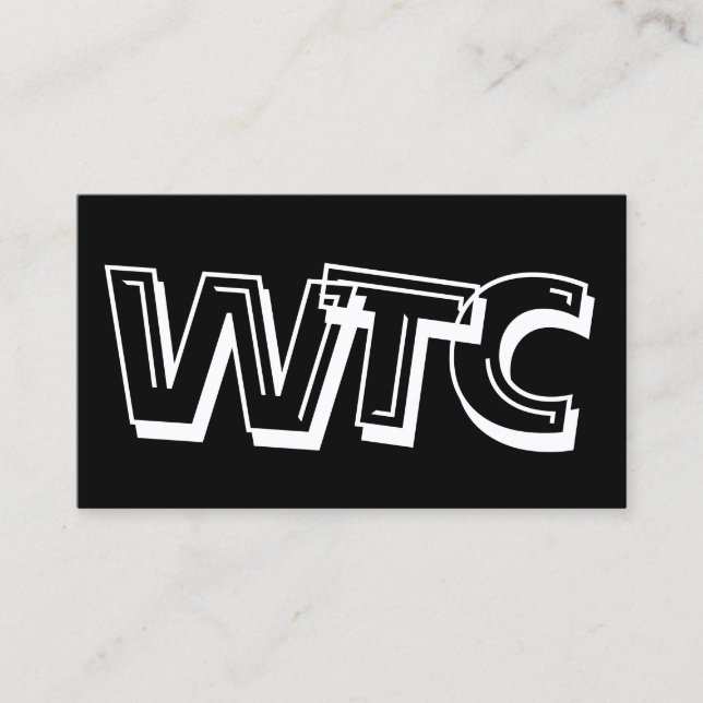 WeTheKartel - BUSINESS CARD Visitenkarte (Vorderseite)