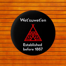 Wetsuweten vor der Silhouette von dunkel 1867 gegr Button