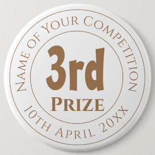 Wettbewerb 3. Preis für Trophäe Untersetzer Button