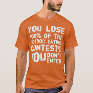 Wettbewerb Funny Food Hotdogs T-Shirt