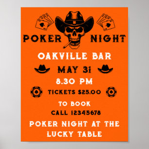 Wettbewerb Poker Night Poster