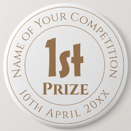 Wettbewerb Preis Trophäe Button