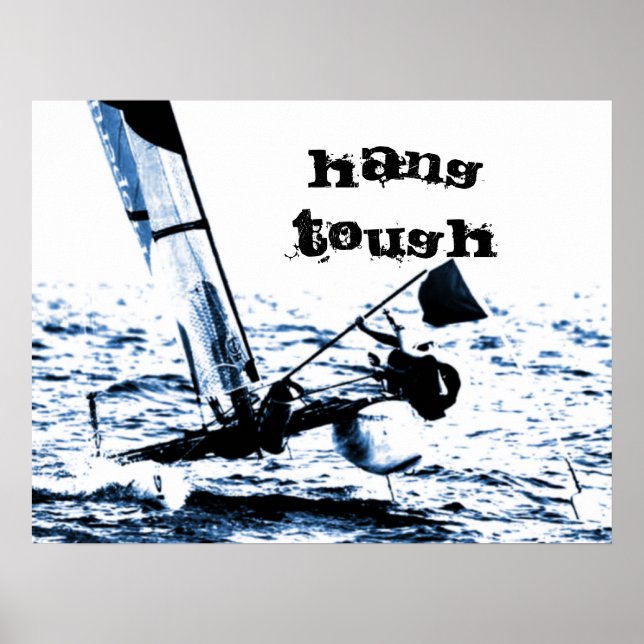 Wettbewerb Sailing Catamaran Picture Poster (Vorne)
