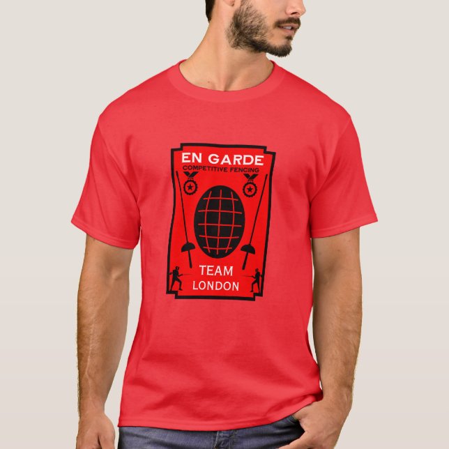 Wettbewerbsfähiges Schwertgefühl T-Shirt (Vorderseite)