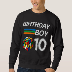 Wettbewerbsgeschwindigkeit für 10 Jahre Geburtstag Sweatshirt