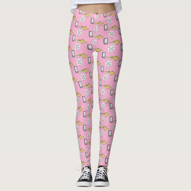 Wette, dass du die Splitter nicht machen kannst Leggings (Vorderseite)