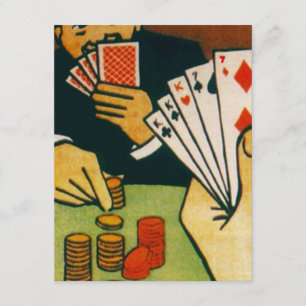 Wette Full House Spielkarten Party Einladung