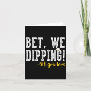 Wette Wir tauchen 5. Klasse Abschluss Geschenke 5. Karte