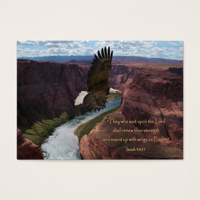 Wetten als Eagles Scripture Wallet Cards (Vorderseite)