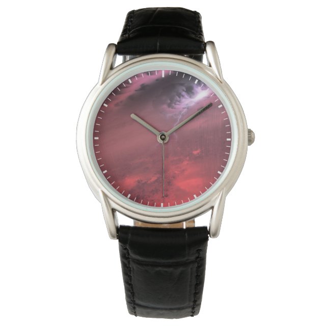 Wetter auf einem braunen Zwergstern. Armbanduhr (Vorderseite)