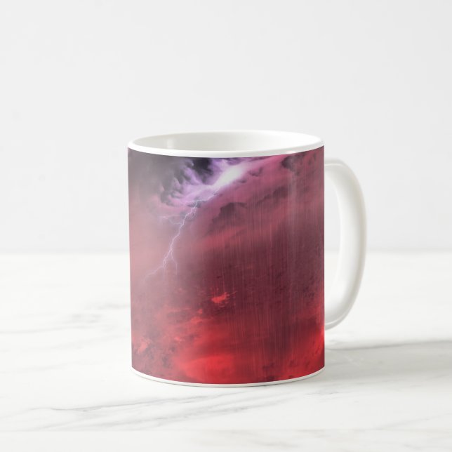 Wetter auf einem braunen Zwergstern. Kaffeetasse (VorderseiteRechts)