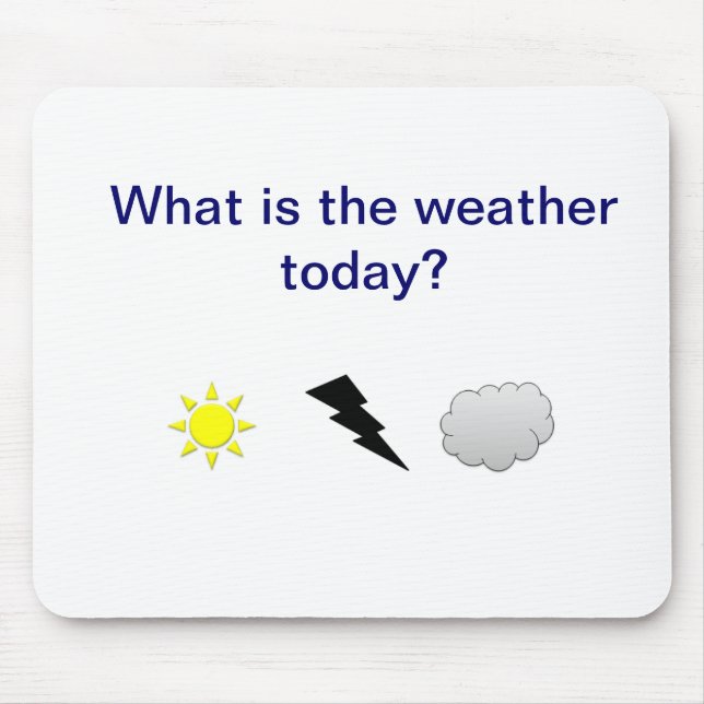 Wetter Mousepad (Vorne)