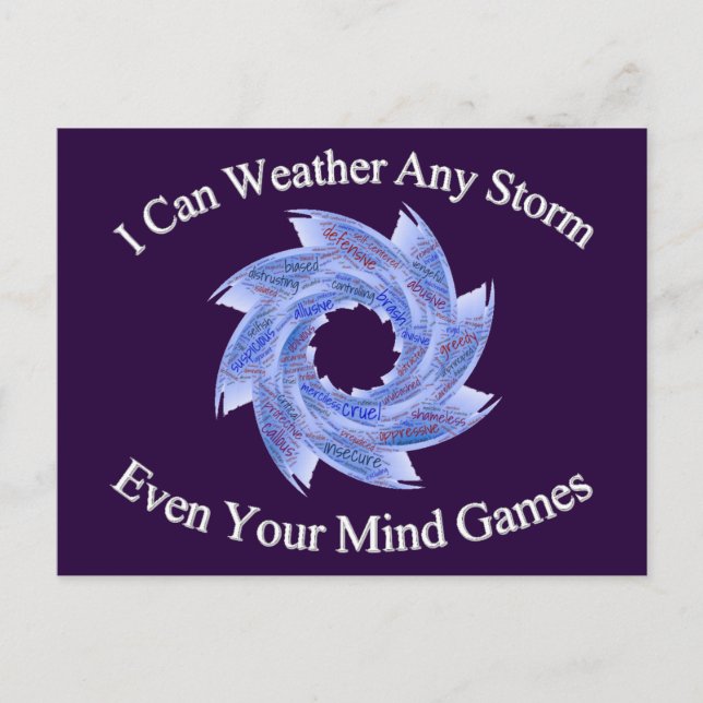 Wetter Postkarte (Vorderseite)