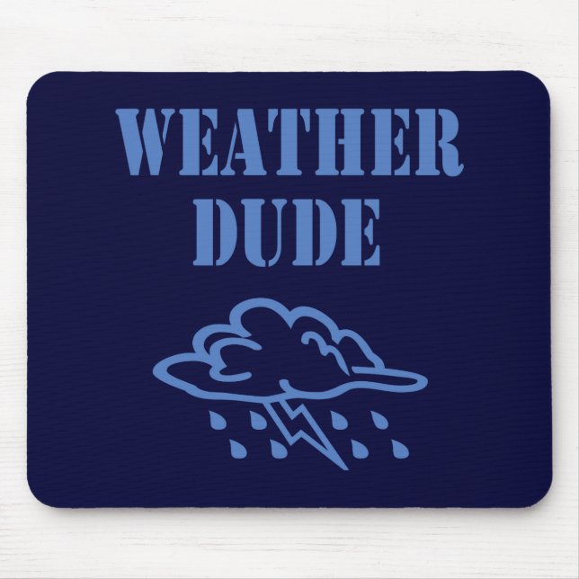 Wetter Typ Mousepad (Vorne)