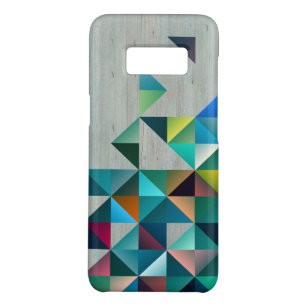 Wetterblond-Holz mit farbenfrohen Dreiecken Case-Mate Samsung Galaxy S8 Hülle