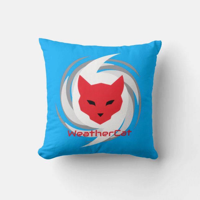 WetterCat Logo-Pillow Kissen (Vorderseite)