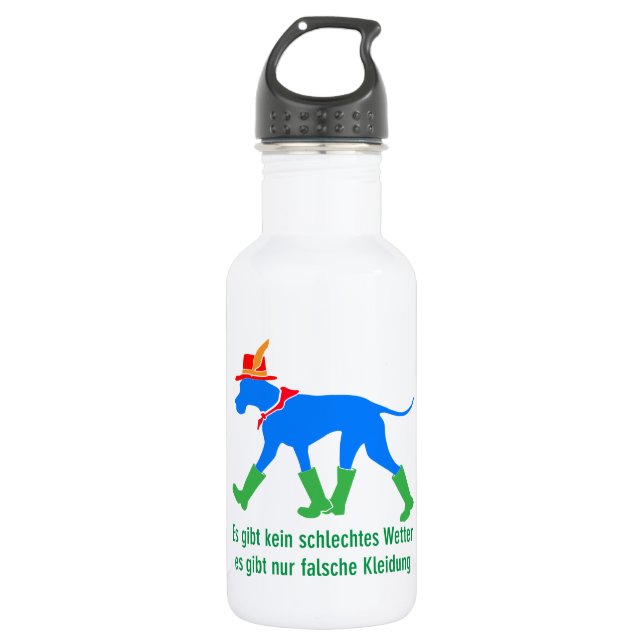 Wetterdogge Trinkflasche (Vorderseite)