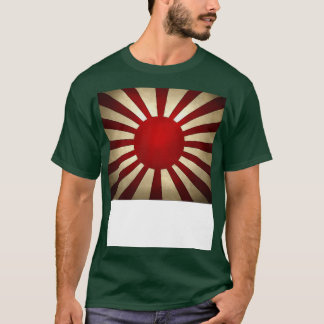Wettererscheinung der japanischen Flagge T-Shirt