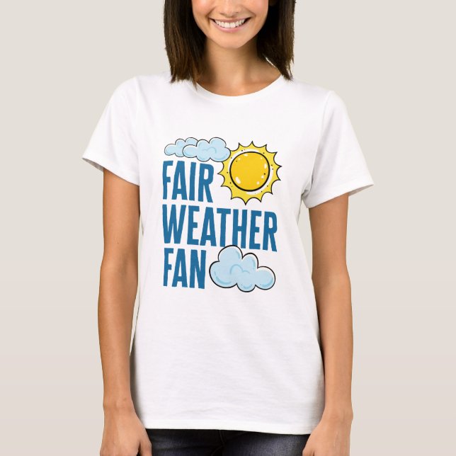 Wetterfan Meteorologe Weatherman T-Shirt (Vorderseite)