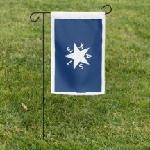 Wetterfeste Gartenflagge der Republik Texas