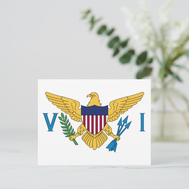 Wetterfeste Personalisiert-Gartenflagge Postkarte (Stehend Vorderseite)