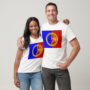 wetterfeste Personalisierte Hausflagge T-Shirt