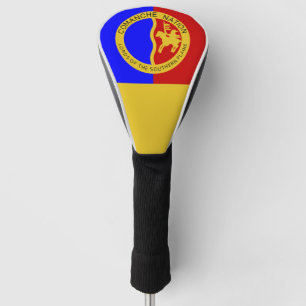 Wetterfestes personalisiertes Hausflagge Golf Headcover