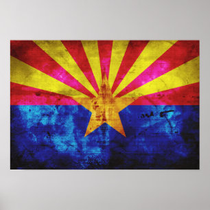 Wetterflagge Arizona Poster