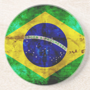 Wetterflagge in Brasilien Sandstein Untersetzer