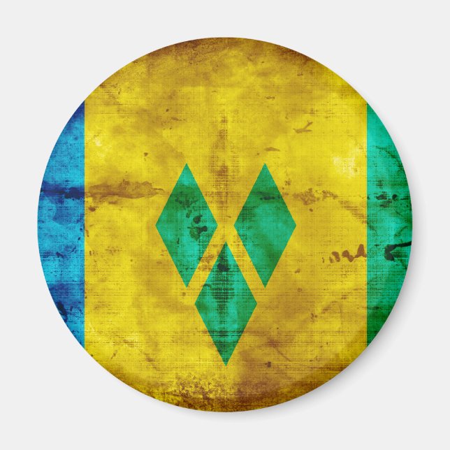 Wetterflagge St. Vincent Magnet (Vorne)