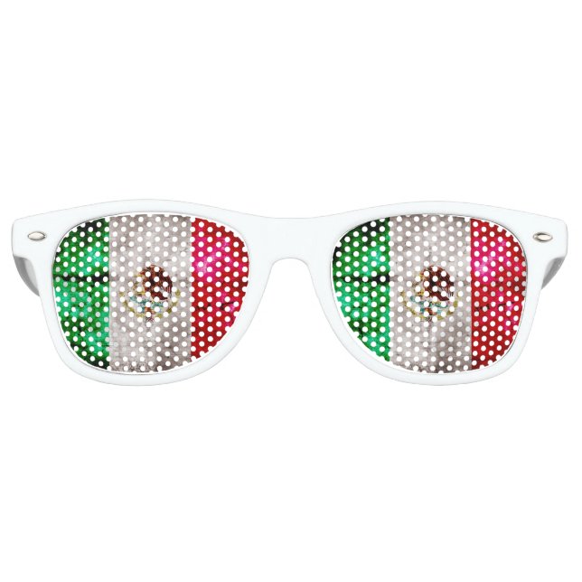 Wetterflagge Vintag Mexiko Sonnenbrille (Vorderseite)