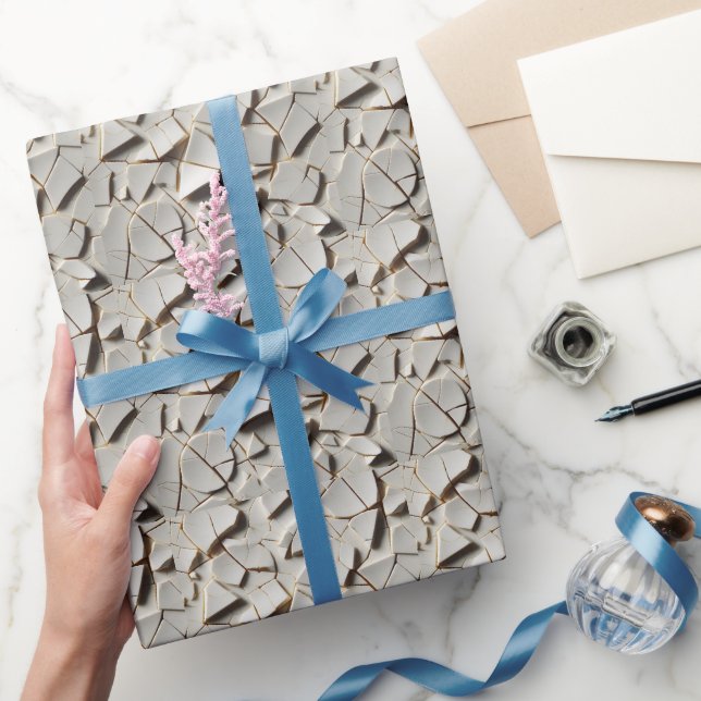 Wettergekrempelte Lacktextur Geschenkpapier (Schenken)