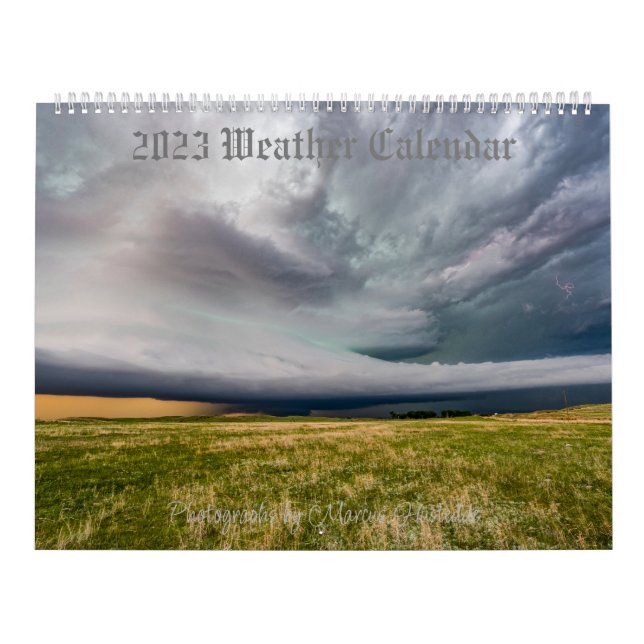 Wetterkalender 2023 von Marcus Hustedde Kalender (Titelbild)