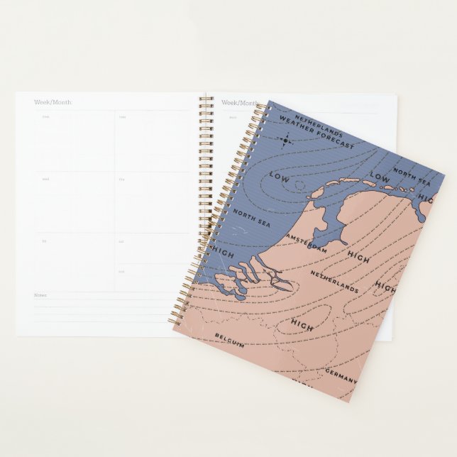 Wetterprognose der Niederlande Planer (Anzeige)